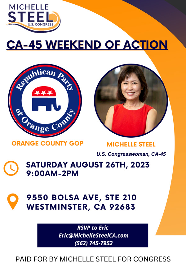CA-45 Weekend of Action - OCGOP